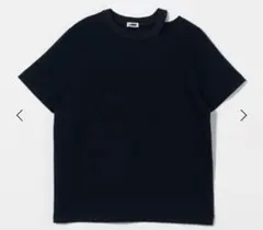 H BEAUTY&YOUTH　コットンハイゲージカットオフTシャツのサムネイル