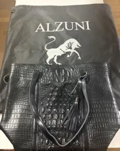 EUROKENVY レザーミニトートバック ユーロケンビー クロコ型押し