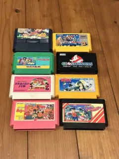 ジャンク扱い 動作未確認 ファミコンソフトセット 8個セット