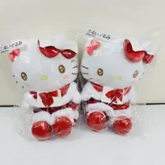 非売品新品 サンリオ2000ドール ぬいぐるみ2体セット キティぬいぐるみ