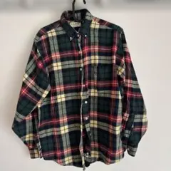 LL Bean/ボタンシャツ/チェック/made in usa/80-90年タグ