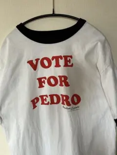 VOTE FOR PEDRO Tシャツ　古着　リンガーT