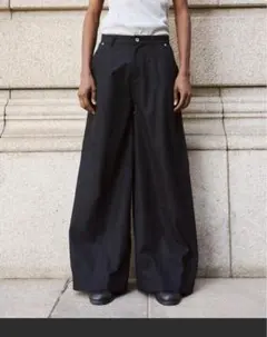 【完売品】CamphorWood スーパーワイドバギーポリエステルスラックス