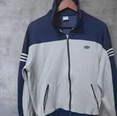 adidas og 80S 西ドイツ デサント製 ジャージSize5 紺グレー