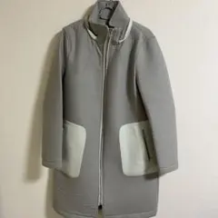 COLE HAAN GRAND.ØS グレー ロングコート　Ｍ〜Ｌ