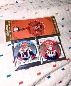 五等分の花嫁　キャラバッジコレクション 中野三玖中野五月 フクリルキーホルター