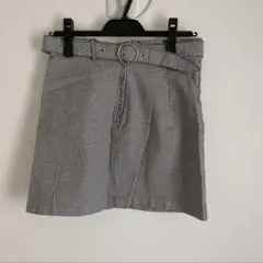 チェックスカート　韓国　チェック　ミニスカ　nugu