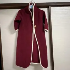 NuKME ヌックミィ　着る毛布　85cm ワイン　冬物　　子ども　寒さ対策
