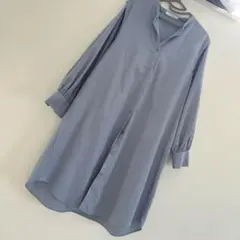 chocol raffine ゆったりロングシャツワンピース　羽織