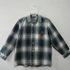 ミキハウス ボタンシャツ 120