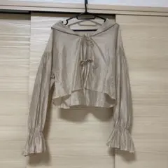 Wcloset シアーシャツブラウス 長袖 ベージュのサムネイル