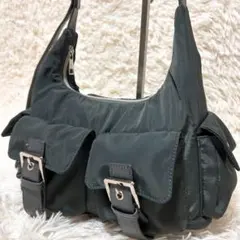 PAGEBOY ページボーイ ショルダーバッグ グレー ナイロン Y2Kのサムネイル