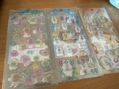 おぱんちゅうさぎ　んぽちゃむ　シールセット　3枚　ドロップジェリーのサムネイル