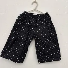 【ZARA】ザラ ブラック ドット柄 パンツ ズボン ボトムス 92