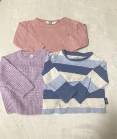 バースデイ　長袖　3枚セット　80サイズ90サイズ　保育園着