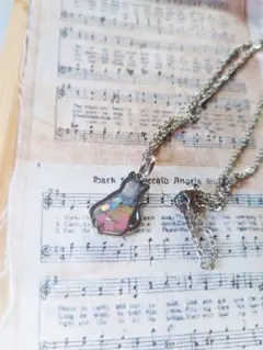 猫チャームネックレス