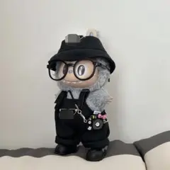 LABUBU ラブブ ぬいぐるみ服 黒 着せ替えコスチューム