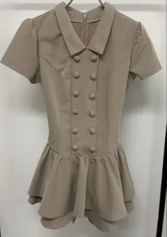 ウカちゃん着用　andwang ベージュ　ブラウス ウカちゃん着用 andwang ベージュ ブラウス - メルカリ