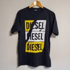 ディーゼル DIESEL Tシャツ ロゴ プリント 半袖 ブラック 16