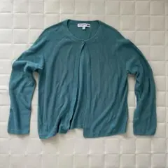 ユニクロ　イネス　3Dニットカーディガン　ブルー