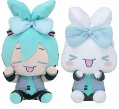 初音ミク シナモロール Mぬいぐるみ 2種セット
