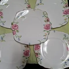 ロイヤルアルバート　イングリッシュローズ　プレート　5枚 ロイヤルアルバート イングリッシュローズ プレート 5枚