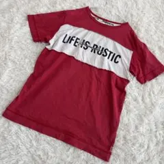 アニマリア Tシャツ バイカラー LIFEプリント M相当（A187）のサムネイル