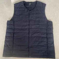 UNIQLO ULTRA LIGHT DOWN ダウンベスト M ネイビー