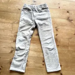 130 ベージュ　コーデュロイ　長ズボン