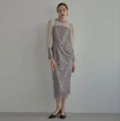 ドレス/結婚式/お呼ばれ/レース/刺繍/ANDRESD/オケージョンドレス