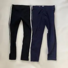 レギンス　スパッツ　紺×黒　GAP