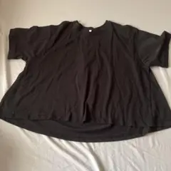 ワイドシルエット 半袖Tシャツ ブラック
