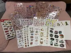 シール大量 お裾分け／サンリオ、ポケモンetc……