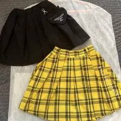 バイラビット スカート　キュロット 130 2点セット　美品あり