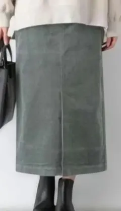 グローバルワークGLOBALWORKコーデュロイ ナロースカートM