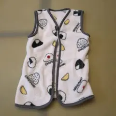 おにぎり柄 フリーススリーパー