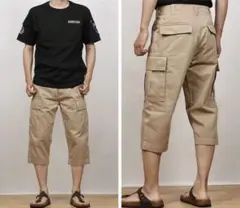AVIREX MILITARY CARGO クロップド パンツ カーキ XLのサムネイル