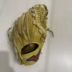 ミズノ 少年野球軟式野球グローブ イエロー