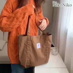 【a】25ssbacn605br ロゴワッペン キャンバス トートバッグ