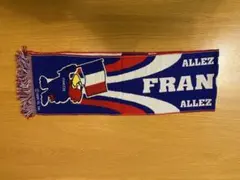 90s FRANCE フランス代表 Y2K サッカーマフラー jumadiba