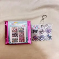 クロミ　おはじきシールフレーク風キーホルダー