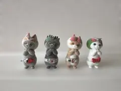 仮面にゃいだー その1 全4種 コンプ ガチャ フィギュア 仮面ライダー