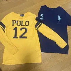 POLO RALPH LAUREN130cmロンＴと半袖Tセット