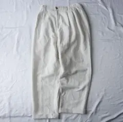 90sDOCKERSドッカーズツータックスラックス アイボリーW32L30リネン