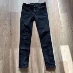 ブラック スキニーパンツ 25インチ　股下約69センチ