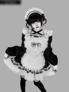2点SET DimMoire Drip Heartメイドワンピース +ヘアアクセ dimmoire Drip Heartメイドワンピース - メルカリ