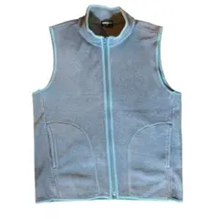 90's OLD UNIQLO フリースベスト　オールドユニクロ　ブルーグレー