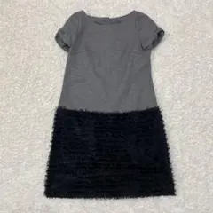 KUMIKYOKU 組曲 ウール混 切替 ワンピース size2