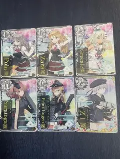艦これアーケード　海外艦6枚セット