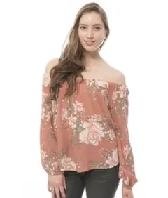 BILLABONG レディース MI AMORE オフショルダーチュニック